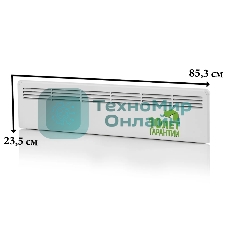 Конвектор электрический Ensto FinnHeat MINI EPHBMM05PR белый, 500 Вт, 8 м2, механический термостат