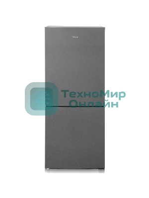 Холодильник Бирюса W6141 графит двухкамерный 165/60л морозилка снизу