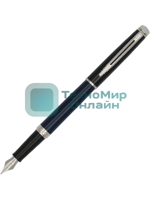 Ручка перьевая Waterman Hemisphere Colour Blocking (2202847) Blue/Black CT, F, сталь нержавеющая, подарочная коробка