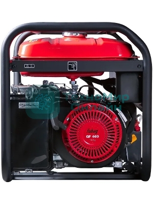 Генератор бензиновый FUBAG BS 8000 DA ES 641018 Мах мощность, (LTP), 9,5 кВА, Длительная мощность (COP), 7.5 кВт 25 бака л, объем 459 см, мощность 10,29/14 кВт/л.с., 230/400 В, 84 дБ (7 м), 102 Вес, кг