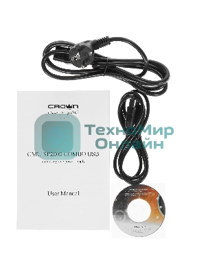 Источник бесперебойного питания Crown CMU-SP2000COMBO USB/2000 ВА/1200 Вт/9 x IEC 320 C13 (компьютерная)