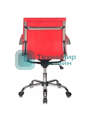 Кресло Бюрократ CH-993-Low/Red красный, экокожа