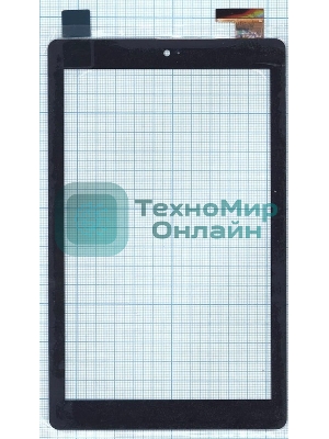 Сенсорное стекло (тачскрин) FPC-FC80J128-02, черное