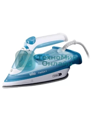 Утюг Braun FI3144BL голубой/белый, 2400 Вт, 45 г/мин, 160 г/мин, 270 мл