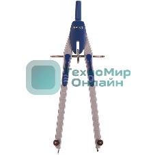 Циркуль Deli Accuro EG30994, корпус синий, металл, в комплекте: грифель