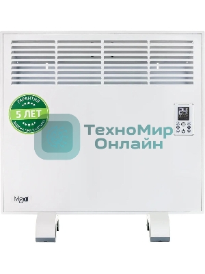 Конвектор электрический IVIGO EPK-Pro Wi-Fi EPK4550P07, белый, 750 Вт, 8 м2, с терморегулятором, Wi-Fi