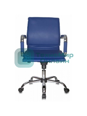 Кресло Бюрократ CH-993-Low/blue синий, экокожа