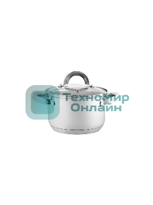 Кастрюля WEBBER BE-111/2 3 л, 18 см, нержавеющая сталь, с крышкой