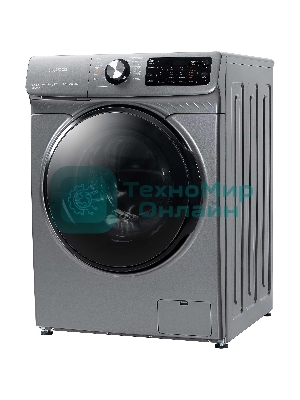 Стирально-сушильная машина Бирюса WMD-SM1014/05 M металлик, загрузка фронтальная 10.5кг, 1400 об/мин., класс: A+++