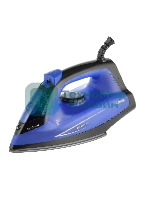 Утюг Centek CT-2360 синий/черный, 1600 Вт, 20 г/мин, 80 г/мин, 200 мл