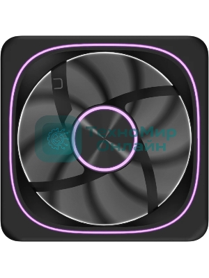 Вентилятор для корпуса Formula Air Fusion 1 BK ARGb 120х120x28 черный 4-pin 36.93дБ (упак.:1шт) Ret