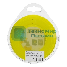 Леска для триммера Denzel звезда 2,4 мм х 15 м, блистер FLEX CORD