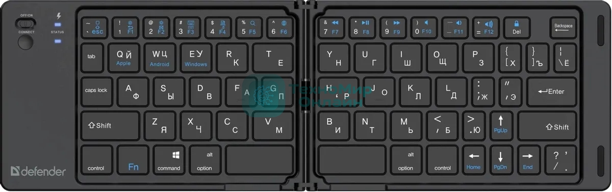Клавиатура Defender Enigma SB-094 беспроводная, Bluetooth, чёрный