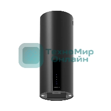 Вытяжка Kuppersberg, цилиндрическая, настенная, 35 см, сенсорное управление, таймер, отвод/рециркуляция, 3 скорости, производительность 850 м3/ч, LED освещение, обратный клапан, уровень шума 68 дБ, угольный фильтр CF110 (опция), цвет черный