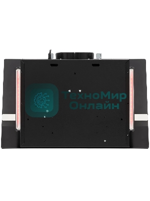 Вытяжка наклонная KRONA Bruna 600 S черный/серебристый, 59.5 см, 1300 куб. м/ч, 56 дБ