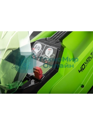 Газонокосилка аккум.GREENWORKS 2501907UA40В 35 см (в компл. 1 аккум 40В 2 А/ч + ЗУ)