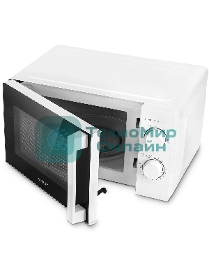 Микроволновая печь Vitek VT-MW0120 белый/серебристый, 20 л, 700 Вт, переключатели - поворотный механизм