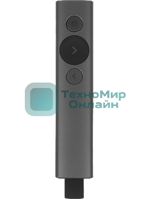 Презентер Logitech Spotlight Radio USB (30м) серый