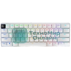 Клавиатура Logitech G PRO X 60 гибридная, Bluetooth, радиоканал, белый