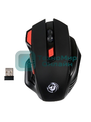 Мышь беспроводная Dialog Gan-Kata MRGK-14UR черный, 1600 dpi, радиоканал, USB, кнопки - 6