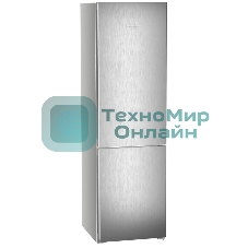 Холодильник Liebherr Pure CNsdc 5703-22 001 серебристый SmartSteel двухкамерный 266/94л морозилка снизу