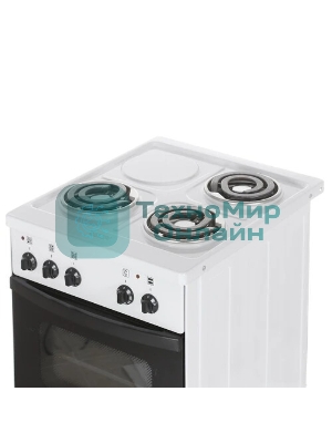 Плита электрическая Мечта 341Т белый, конфорок 3 электрических, духовка 49 л, 50 см x 85 см x 60 см