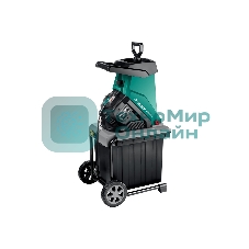 Измельчитель садовый электрический Зубр ЗИЭ-40-2500 р/с 40 мм, контейнер 50 л, 2500 Вт