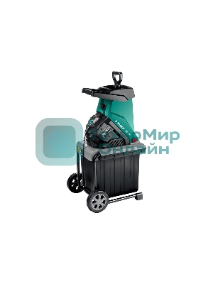 Измельчитель садовый электрический Зубр ЗИЭ-40-2500 р/с 40 мм, контейнер 50 л, 2500 Вт