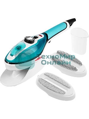 Отпариватель Aresa AR-2304 бирюзовый, 1000 Вт, 25 г/мин, 90 мл