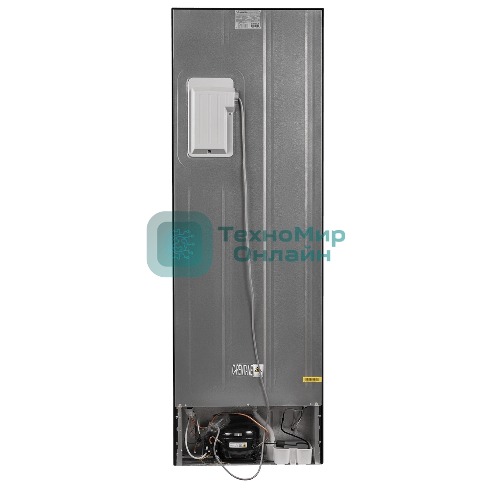 Холодильник Maunfeld MFF185NFХ10 нержавеющая сталь двухкамерный инвертор 240/100л морозилка снизу, No Frost