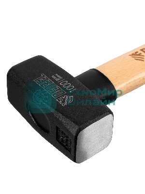 Кувалда Denzel 1000 г, кованая головка, буковая рукоятка