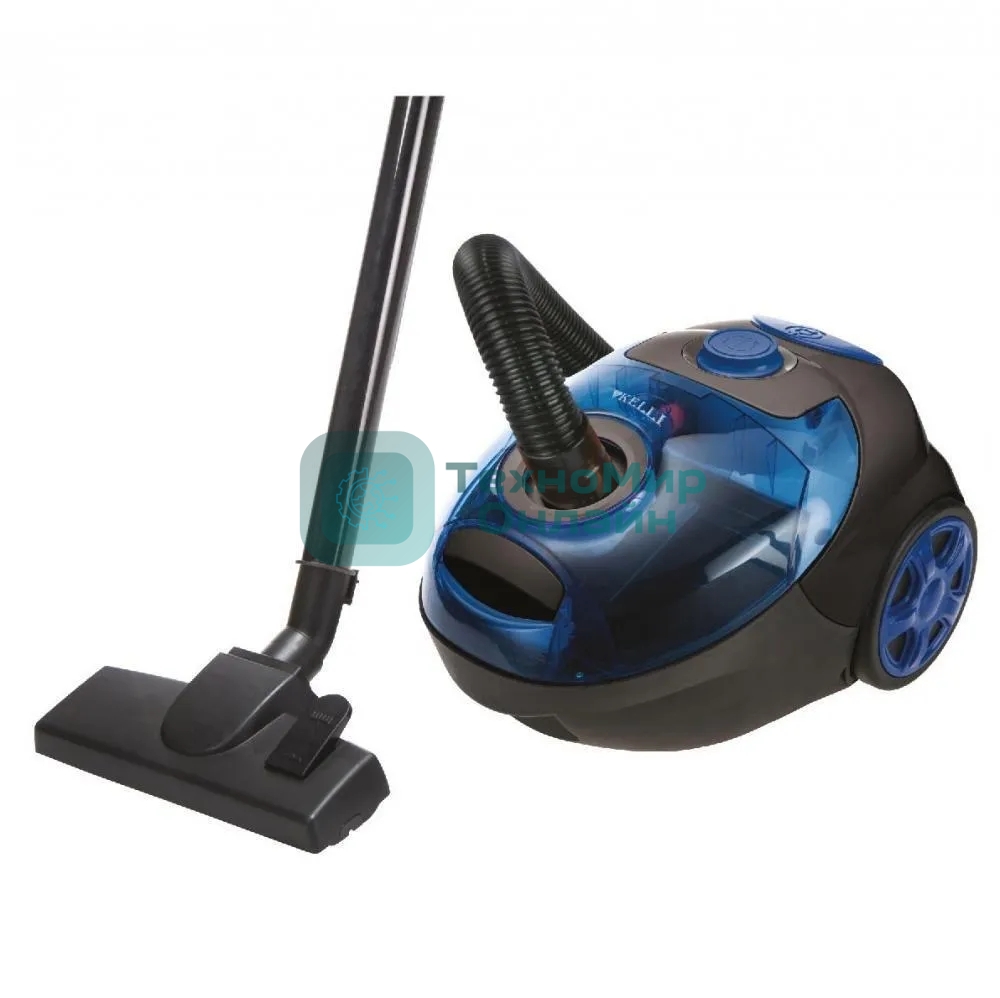 Пылесос Kelli KL-8016 синий, 420/2200 Вт, уборка сухая, пылесборник мешок 2 л