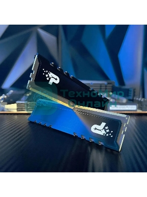 Оперативная память Patriot Signature Premium, DDR5, 16GB (2x8 GB), 4800 MHz, CL40, DIMM, радиатор, черный