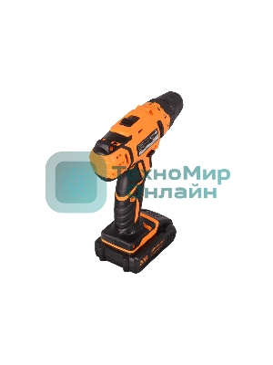 Дрель-шуруповерт Вихрь ДА-20Л-2К, 20 В, 2 Ач, 50 Нм, щеточный