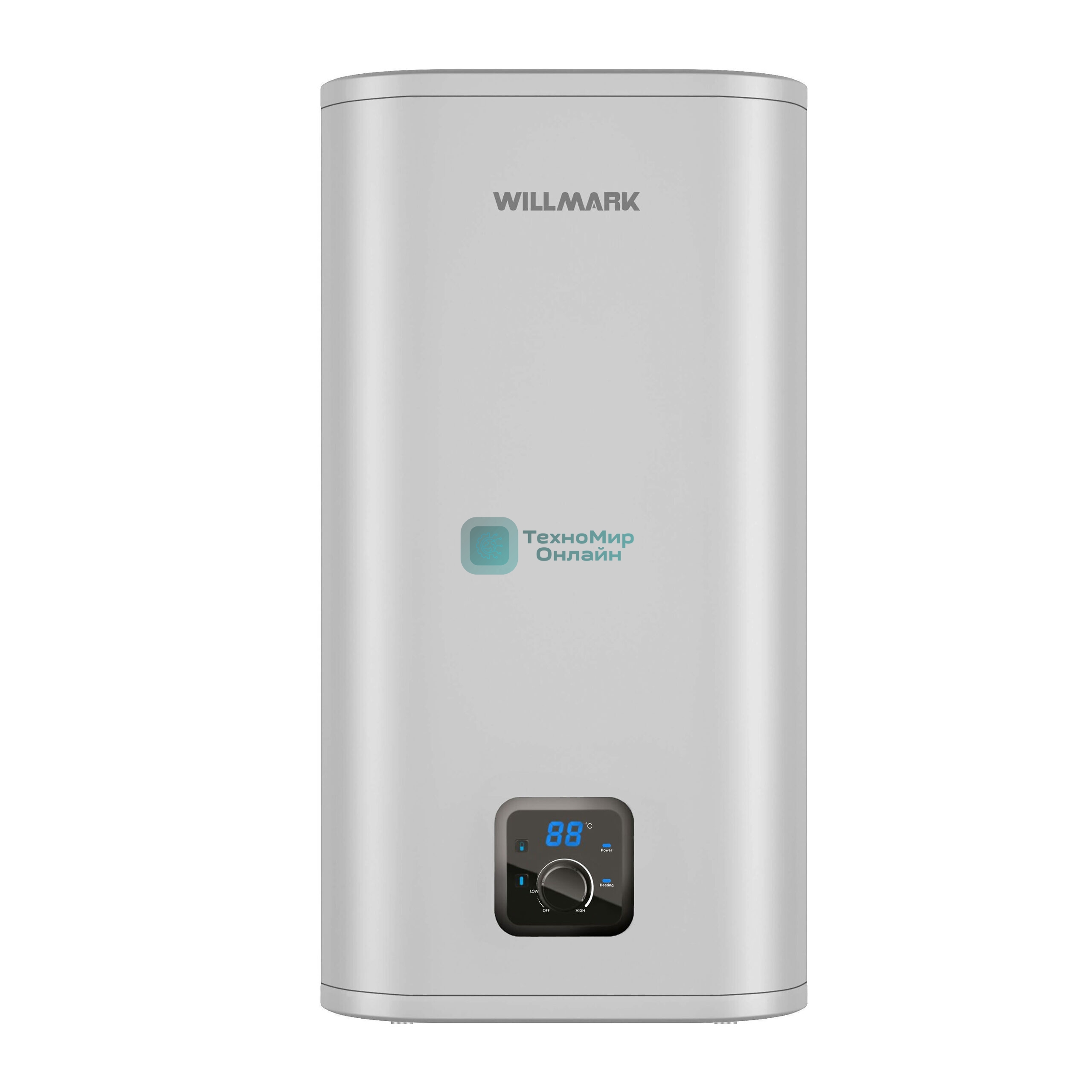Водонагреватель Willmark WWH-100SFS U PRO (100л,2000Вт,нерж.сталь,универс.монтаж,7лет гар.бака,сер)