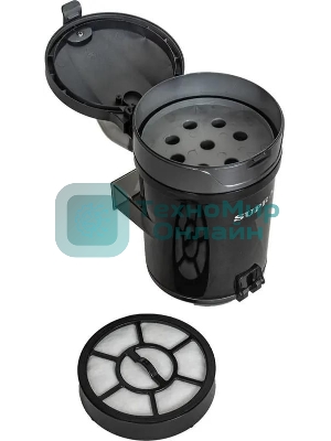 Пылесос Supra VCS-2410 синий/черный, 380/2200 Вт, уборка сухая, пылесборник контейнер, 1.5 л