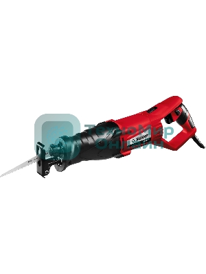 Пила сабельная Зубр [ЗПС-850 Э] 850 Вт, 0-2800 ход/мин, рез 150 мм (дерево), 12 мм (сталь), ход штока 28 мм