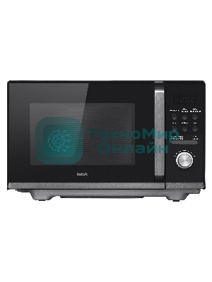 Микроволновая печь BBK 25MWS-954T/B черный, 25 л, 900 Вт, переключатели - кнопки, поворотный механизм