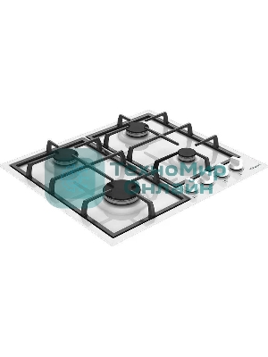 Газовая варочная панель Hotpoint HGMT 642 WH, независимая, белый