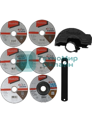 Угловая шлифовальная машина Makita GA5030RX9 720Вт 11000об/мин рез.шпин.:M14 d=125мм