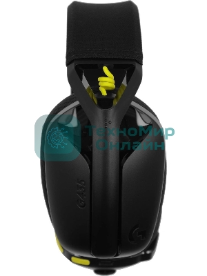 Гарнитура Logitech G435 чёрный/жёлтый, беспроводная, Bluetooth/USB, до 18 ч