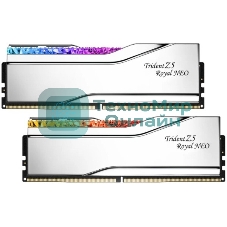Оперативная память G.Skill Trident Z5 Royal Neo, DDR5, 96GB (2x48GB), 6000 MHz, CL28, с радиатором, RGB, серебристый