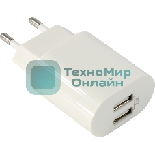 Сетевое зарядное устройство Defender UPC-24 2XUSB 5V/2.1A