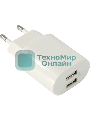 Сетевое зарядное устройство Defender UPC-24 2XUSB 5V/2.1A