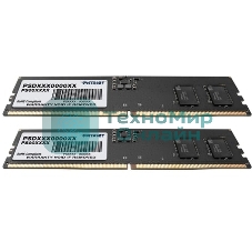 Оперативная память Patriot Signature, DDR5, 32Gb (1x32 GB), 5200 MHz, CL42, DIMM