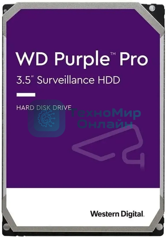 Жесткий диск Western Digital Purple Pro 14Tb Serial ATA III, 7200rpm, 512Mb, 3.5