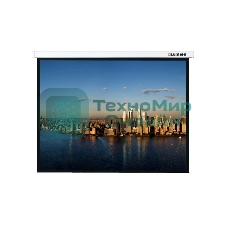 Настенный экран Lumien Master Picture LMP-100120 177х180 см (рабочая область 98х172 см) Matte White FiberGlass (белый корпус) черн. кайма по периметру, возможность потолочн./настенного крепления, черн. кайма сверху 75 см 16:9