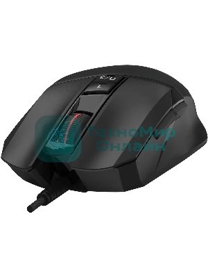 Мышь проводная A4Tech Bloody W65 Max Mini черный, 12000 dpi, USB, кнопки - 9
