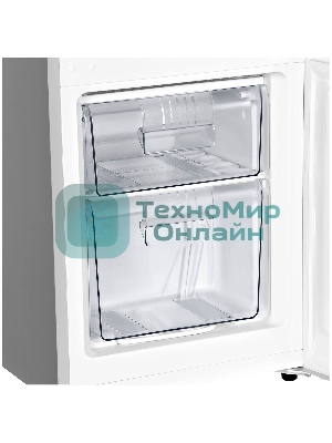 Холодильник Hyundai CC2051SL серебристый двухкамерный 120/34л морозилка снизу