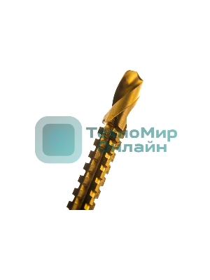 Сверло-фреза универсальное титановое покрытие FIT 8 мм